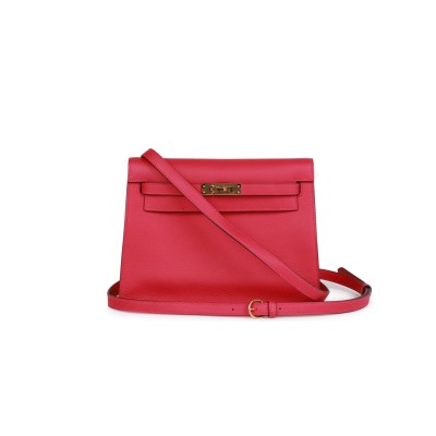 HERMES KELLY DANSE EVERCOLOR GOLD HARDWARE (22*16*7cm)